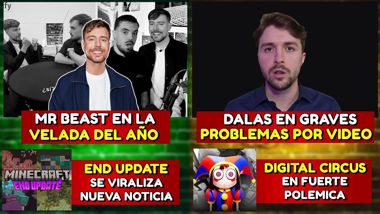 MR BEAST PELEA EN LA VELADA DEL AÑO | DALAS EN PROBLEMAS POR VIDEO | END UPDATE NOTICIA VIRAL