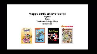 Happy 30th Anniversary, Rugrats, Doug, Ren & Stimpy, and Nicktoons!