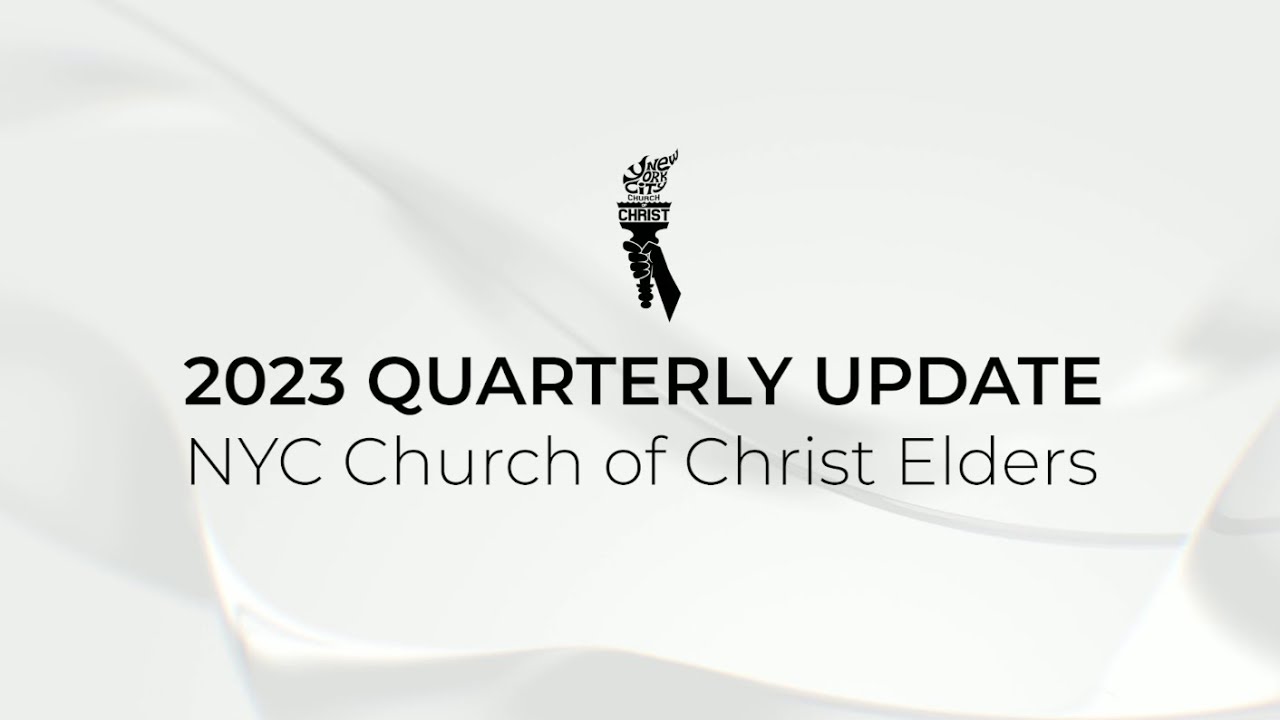 2023 Elder's Congregational Update [First Quarter] - YouTube