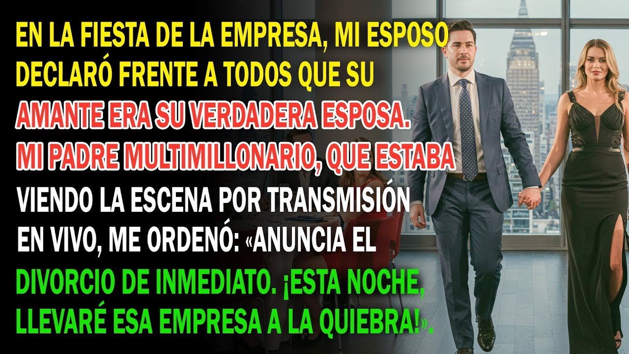 Mi Marido Declaró A Su Amante Como Su Verdadera Esposa. Mi Padre, El Multimillonario, De Inmediato..