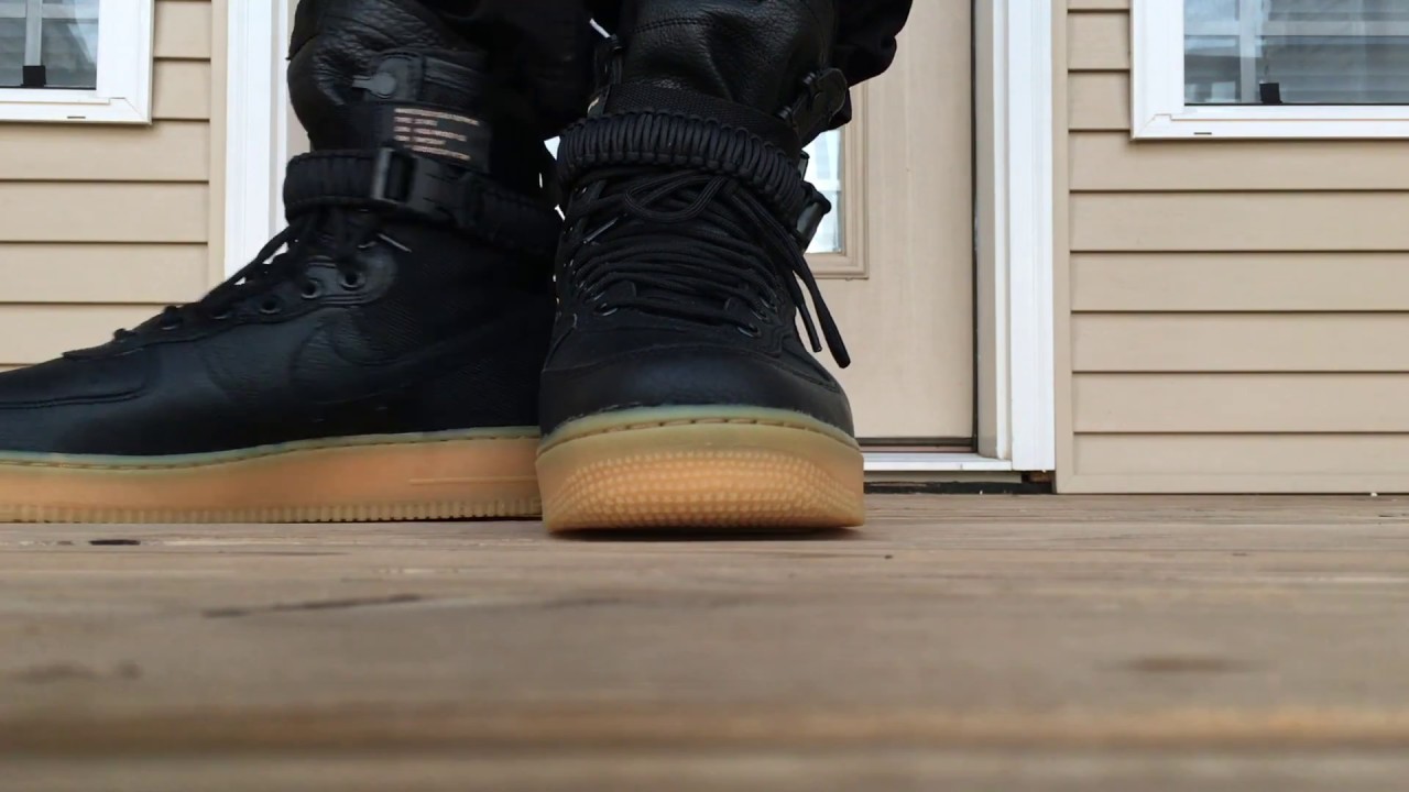 Nike Sf Air Force One On Foot Look! - Youtube