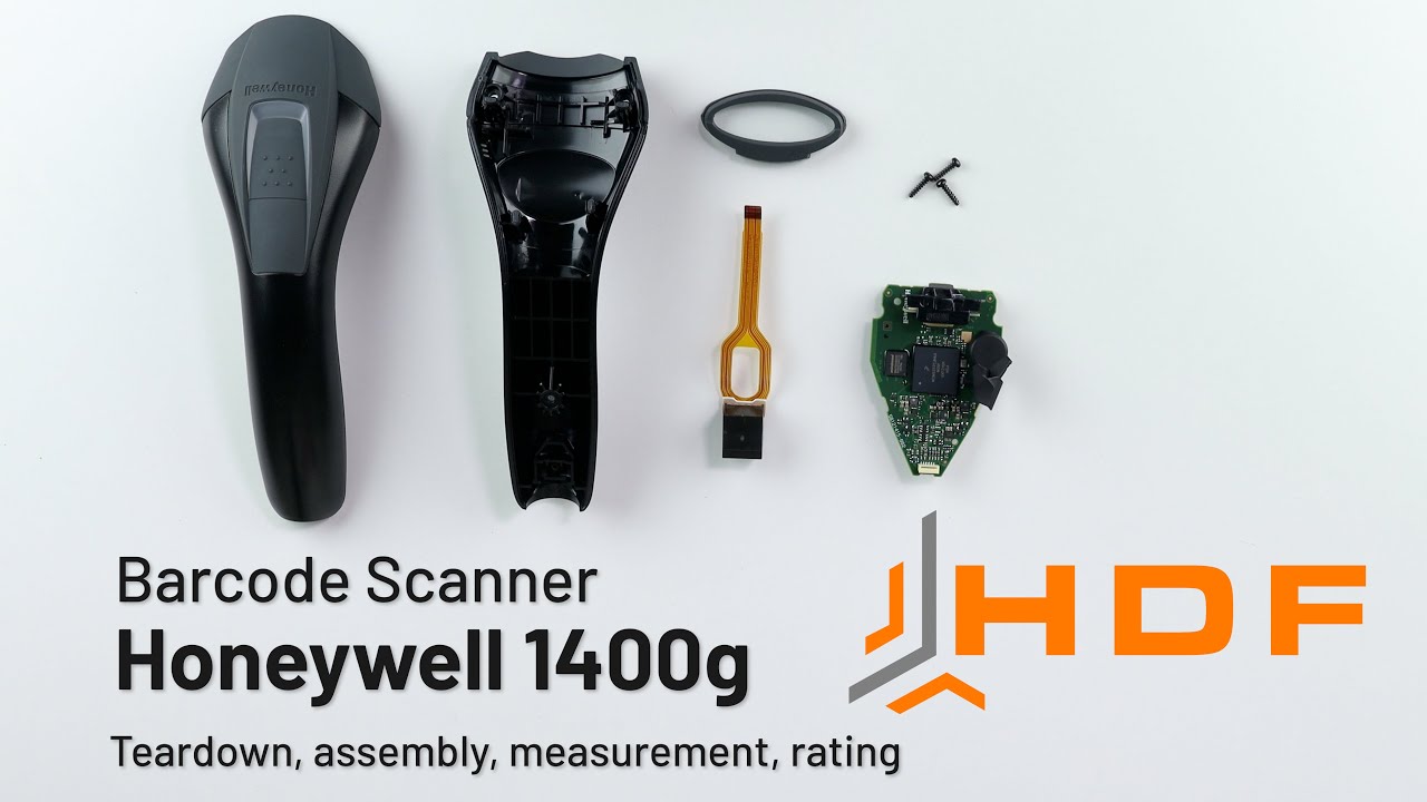 Barcode Scanner QR HONEYWELL 1400G Teardown Assembly Measurement barcode-scanner-qr-honeywell-1400g-teardown-assembly-measurement