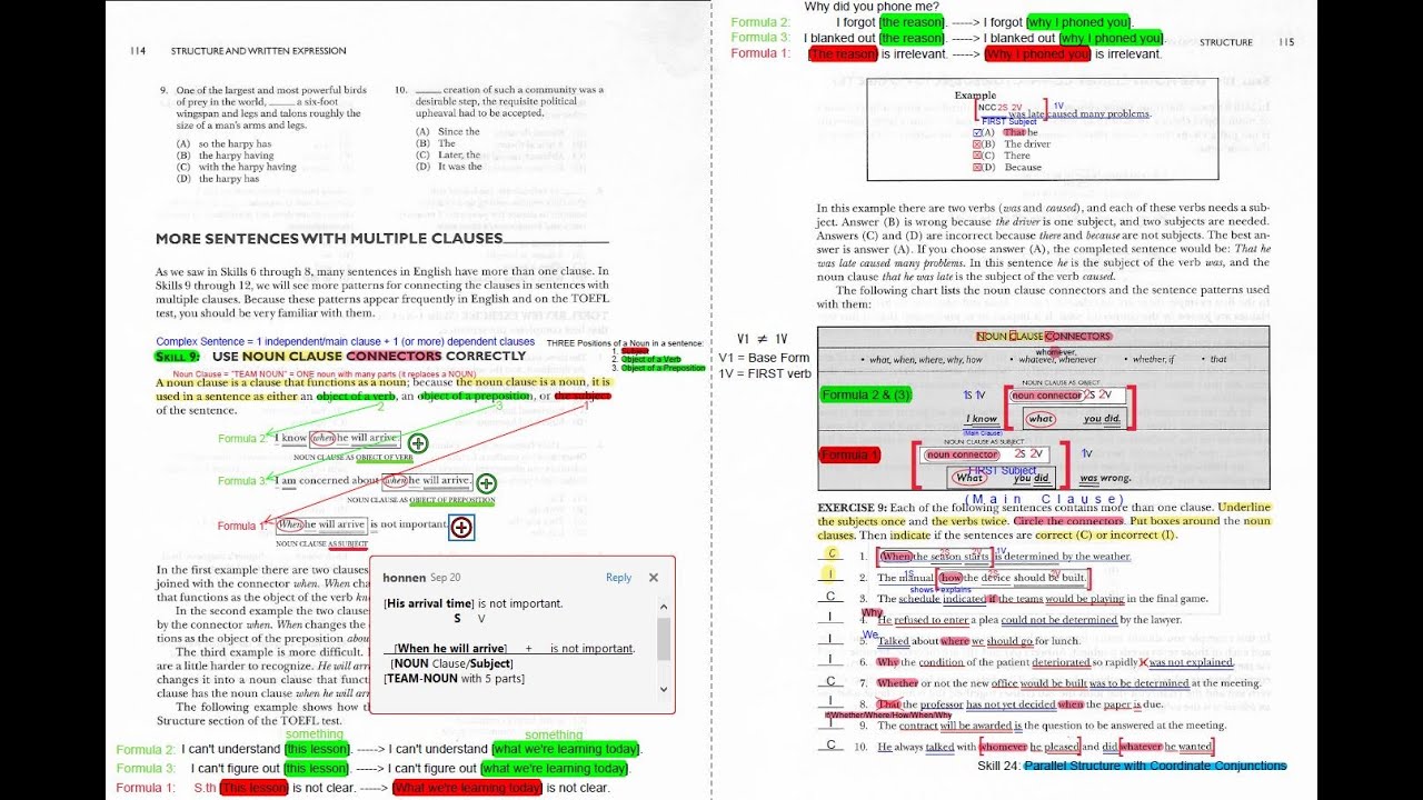Structure Skill 9 [p.114-115] (GT-Skill 7)