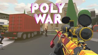 POLYWAR 3D FPS Gameplay (Android, iOS)