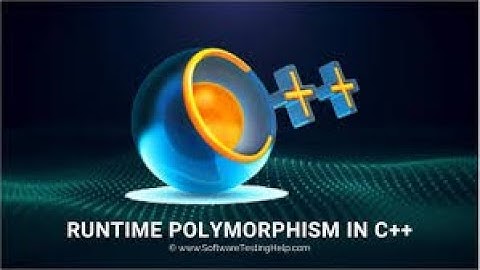 Runtime polymorphism in C++ || Dynamic polymorphism using function overriding with program .