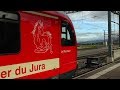 Winter Train Ride through the Jura Mountains (Part 1)