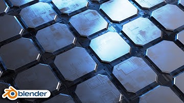 Procedural Sci-Fi Metal Plating (Blender Tutorial)