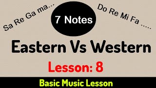 Indian music Scale and Western scale | 7 Notes in Eastern and Western Music Theory | Lesson 8 | Aksi screenshot 1