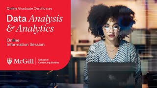 Graduate Certificates in Data Analysis & Analytics Online Information Session - May 2025
