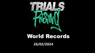 Trials Rising World Records 26/02/2024