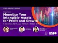 IP Expert Series Webinar - Monetise Your Intangible Assets For Profit and Growth