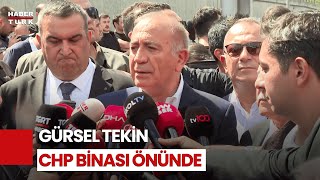 Canli Gürsel Tekin Chp Binası Önünde