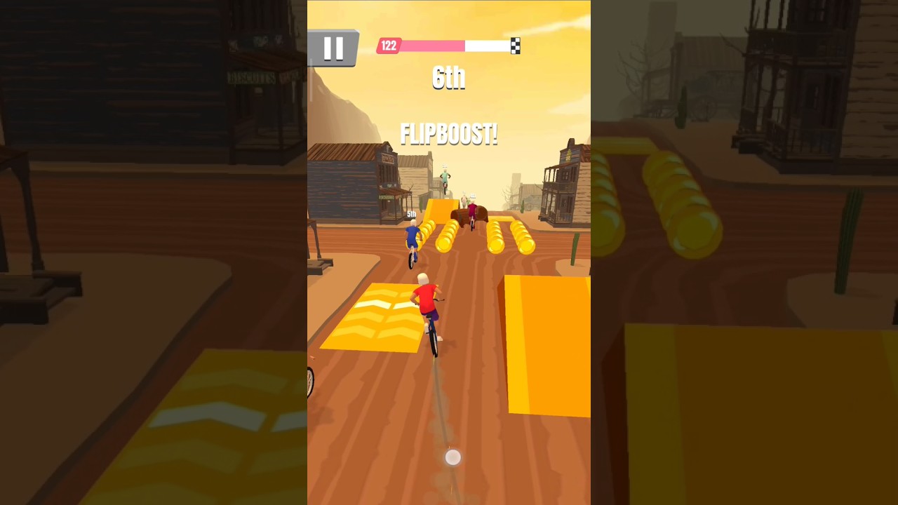 BIKE RUSH LEVEL 122 WITH LOLLYPOP BIKE IN WILD WEST🤐