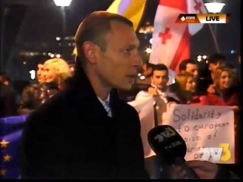 მუხრან ბურჭულაძე - აქცია უკრაინელი ხალხის მხარდასაჭერად