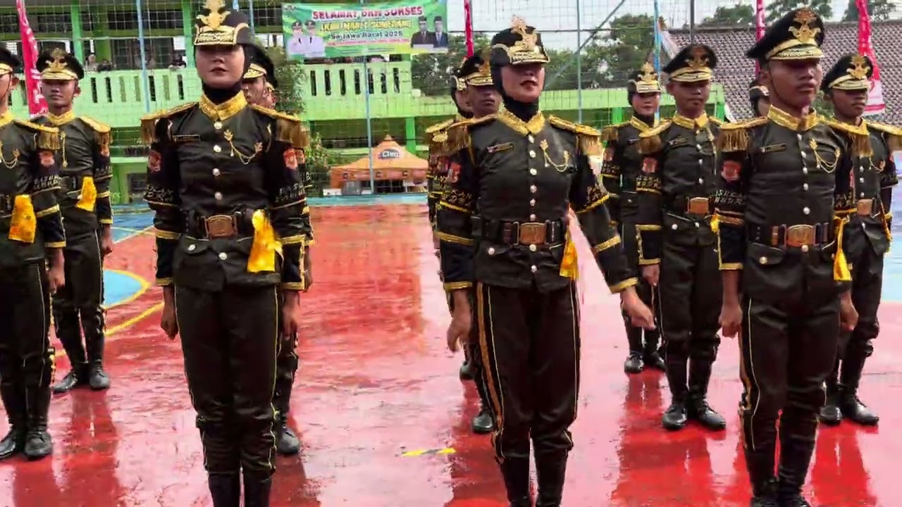 MERINDING! PASKIBRA SMKN 1 GANTAR INDRAMAYU LKBB MAN 1 SUMEDANG