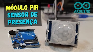 Sensor de presença PIR programado com arduino