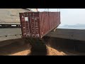 Woodchips Vessel - Loading by Open Top-Open Floor (OTOF) Cont.