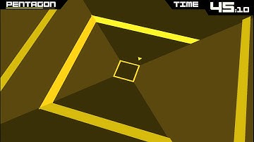 Super Hexagon Level 1 Complete in 62 Seconds