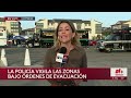Policía llama a evacuar ante riesgo por tanque químico