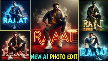 Trending 3D AI Name Photo Editing | Attitude Boy AI Image Generator | Bing Image Creator Tutorial