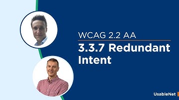 Web Accessibility Guideline 3.3.7 Redundant Entry (Level A)