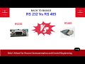 RS 232 Vs RS 485