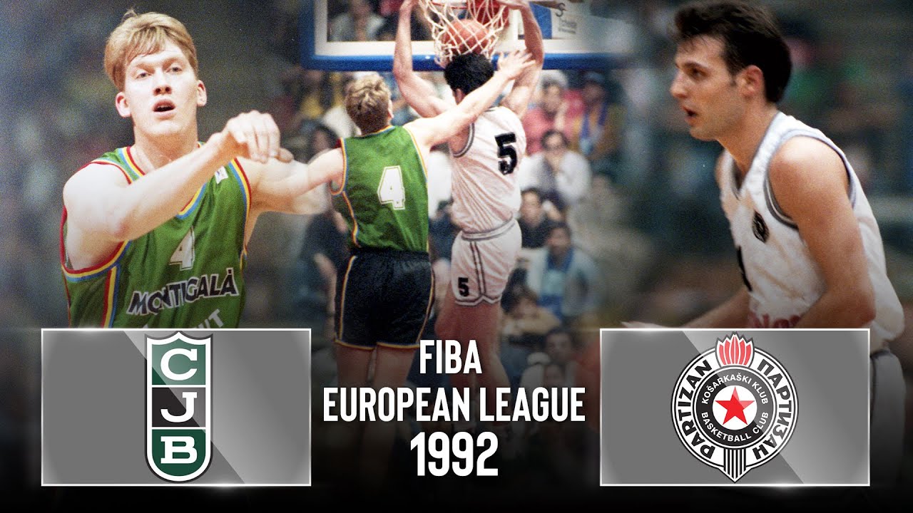 Joventut Badalona v Partizan Belgrade - FIBA European League - Final 1992