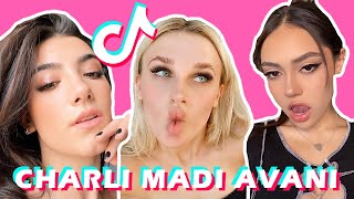 Charli D'amelio TikTok Compilation With Her Friends Madi \& Avani