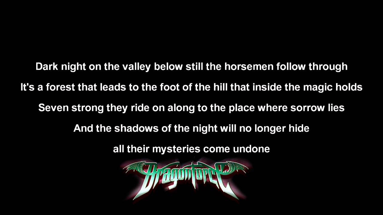 DragonForce   Starfire  Lyrics on screen  HD
