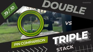 Archery Sight Pin Size Configuration and low light test