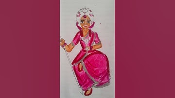 Zee bangla mahalaya 2024 devi shailputri drawing ll aaditya nag ll #art #viralvideo #mahalaya