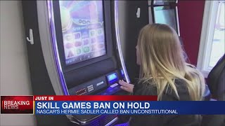 Ban on skill games temporarily lifted as trial between former NASCAR driver and state of Virginia co