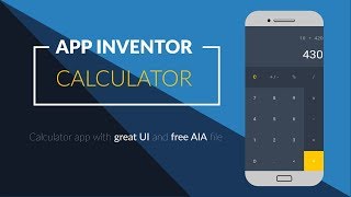 App Inventor: Making advanced calculator | Part 1 (UI) screenshot 2