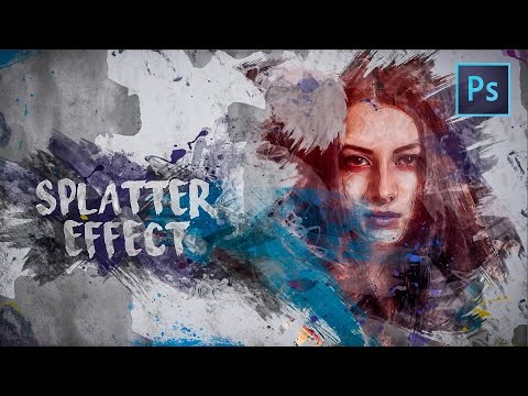 [Photoshop Tutorial] How to Create a Paint Splatter Brush Effect