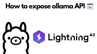 how to setup and expose Ollama API on lightning ai | lightning ai | colab | open-webui | Deepseek R1