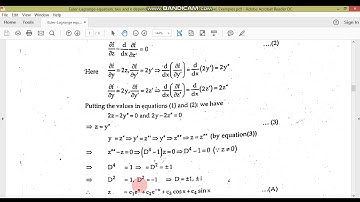 Euler Lagrange equation two dependent one independent with 1st derivative Examples//MM-I//M.Adnan