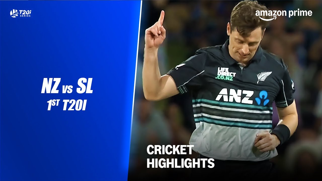 NZ vs SL 1st T20I - Cricket Highlights | Prime Video India - YouTube