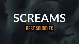 Best Scream 😱 Sound Effects - Female, Male, Zombie, Horror Screams And Shrieks