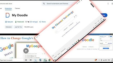 Google ki Jagah Apna Naam kaise Likhe | How to change search engine name | My channel Technology