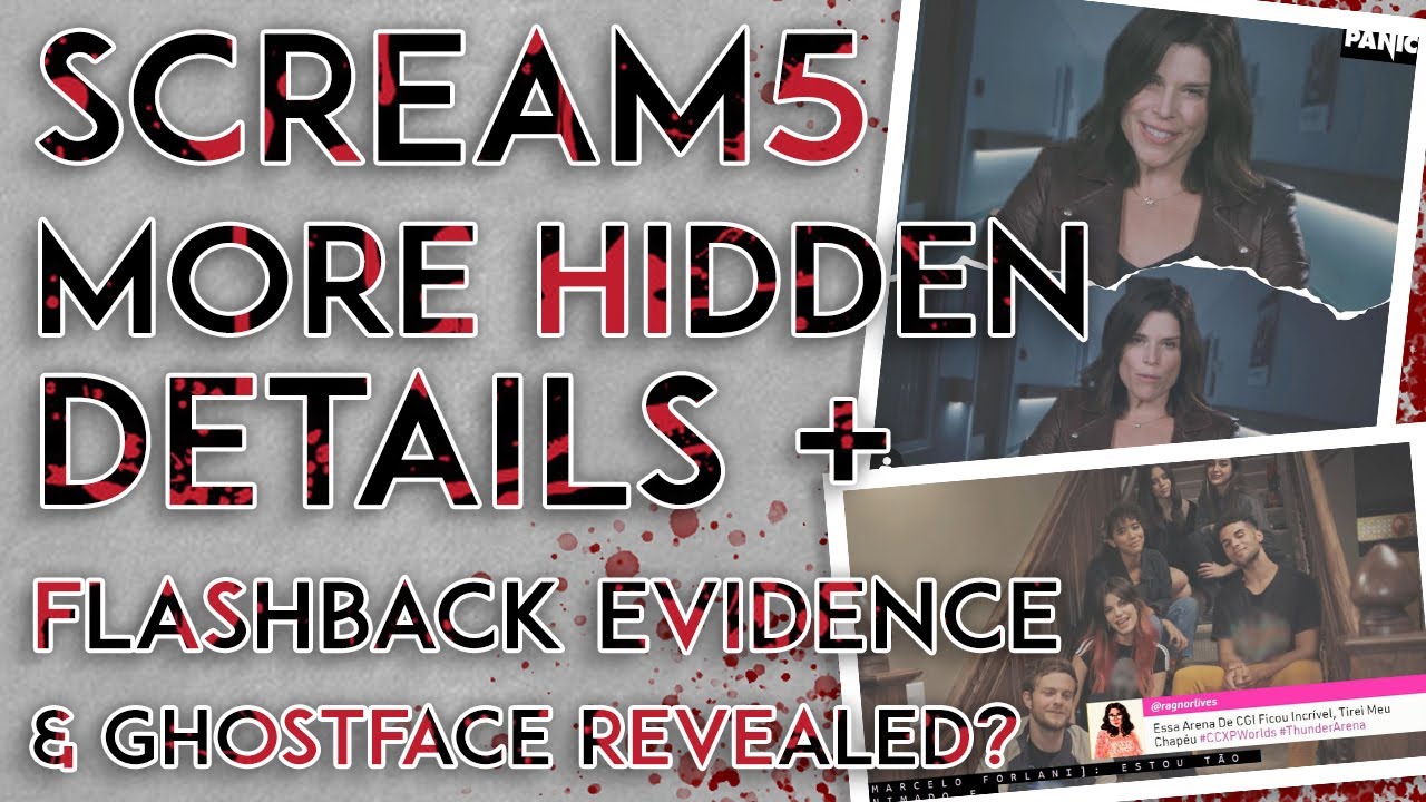 SCREAM 5 - More hidden details reveal Stu Macher’s house AND Ghostface? + New Scream merch!