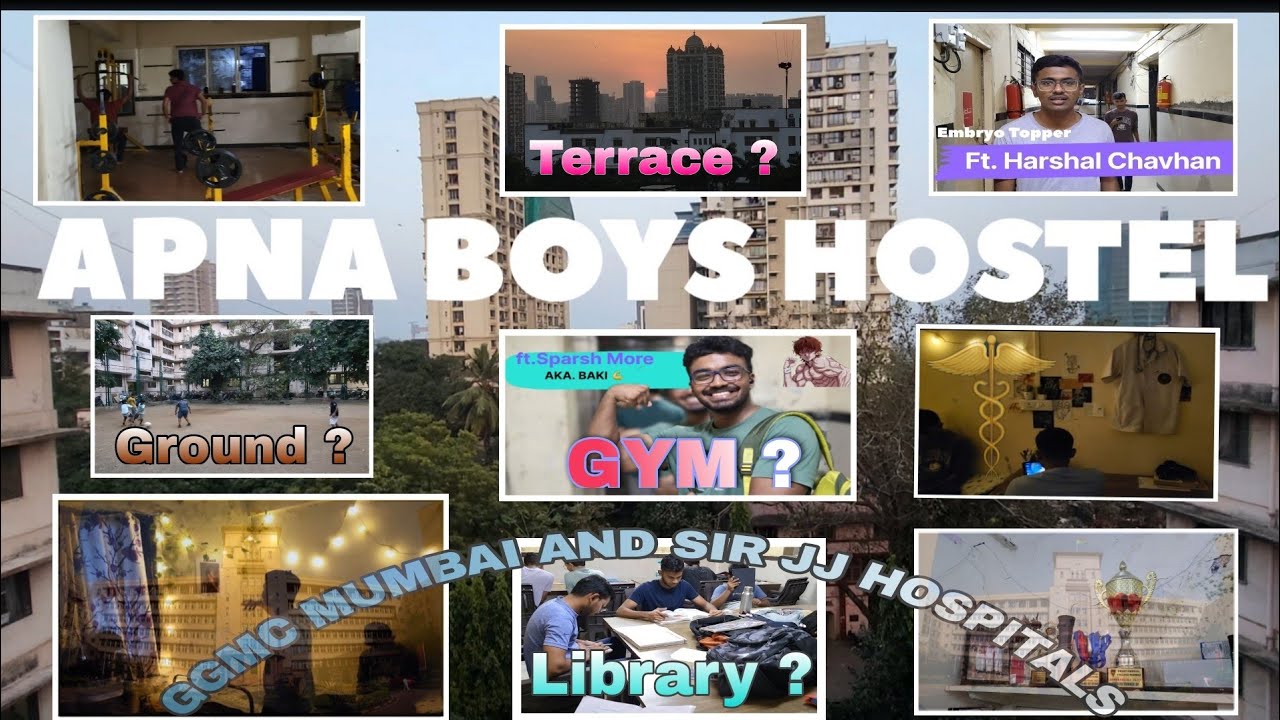 Apna Boys Hostel Tour | SIR JJ Hospital | Grant Med Clg Mumbai | MBBS | Room Tour | Canteen | Campus
