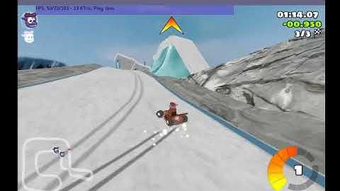 Supertuxkart snow peak revers world record