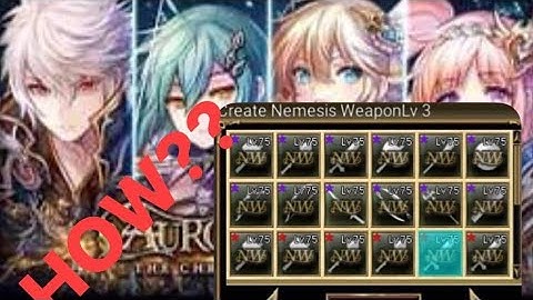 Aurcus Online | How to make nemesis weapon 3 Tutorial