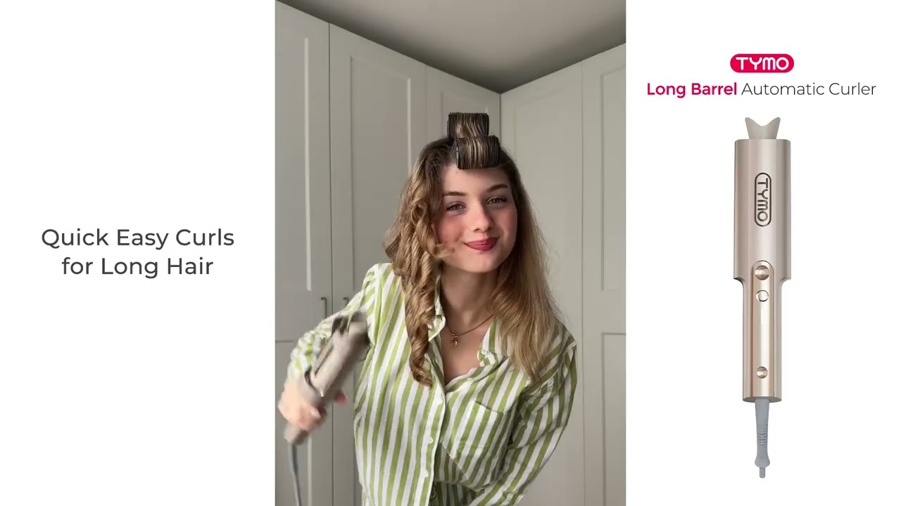 TYMO CurlPro Plus Review: Automatic Rotating Curling Iron for Long Hair! Anti-Scald & Tangle-Free