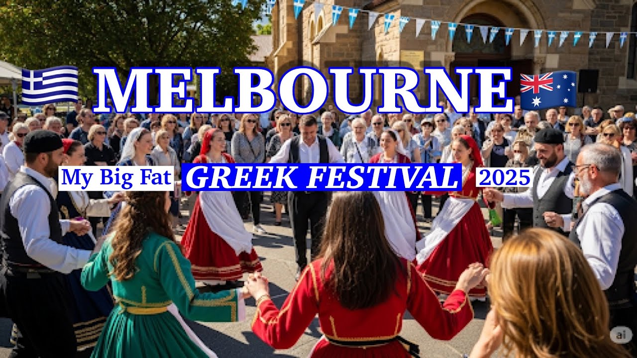 My Big Fat **GREEK FESTIVAL** MELBOURNE Australia 2025! #greek #australia #festival #community #4k 
