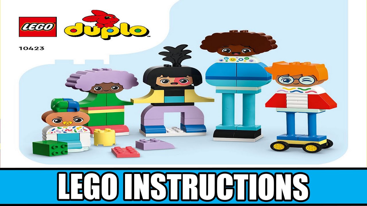 Duplo - Buildable People with Big Emotions - Understanding Feelings LEGO instructions