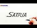 WOW&quot; Cara menggubah kata SATRIA menjadi gambar motor Suzuki Satria Fu