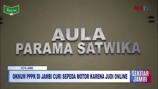 OKNUM PPPK DI JAMBI CURI SEPEDA MOTOR KARENA JUDI ONLINE