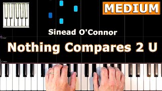 Sinead O'Connor - Nothing Compares 2 U - Piano Tutorial Easy