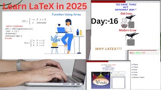|LaTeX Day:- 16 ( Matrix using Array) | Learn LaTeX in Nepali |